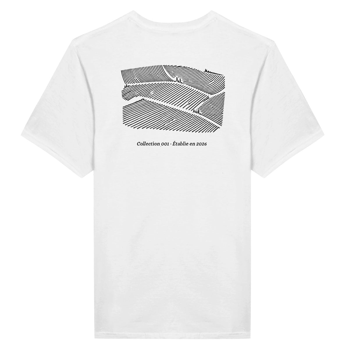 T-shirt Rang Vinem, pictogramme bouteille en trait fin sur la poitrine. Créateur de vêtements en gironde, Vinem est une marque de mode indépendante bordelaise, un vestiaire minimaliste durable porté sur l''univers du vin. Les vêtements sont inspirés du vin, d'un style de vie œnologique, l'élégance viticole, alliant mode et vin. Un cadeau d'amateur de vin original, un accessoire de dégustation élégant, un t-shirt de vigne. Découvrez le Club de vin privé confidentiel, nouveautés œnologiques exclusives.